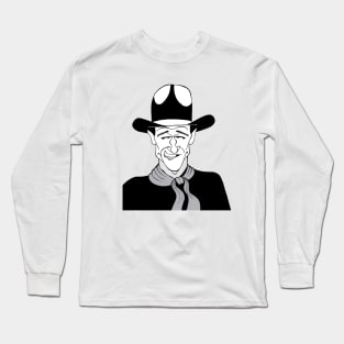 CLASSIC WESTERN COWBOY MOVIE STAR Long Sleeve T-Shirt